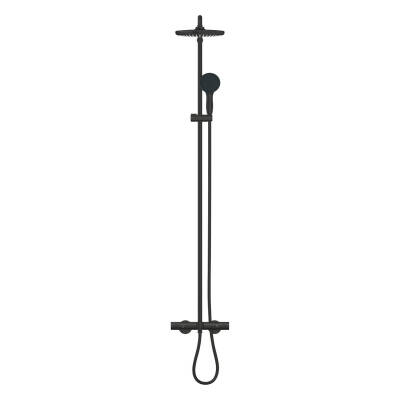 Grohe Tempesta System 250 Termostatik Banyo Bataryalı Duş Kolonu, Mat Siyah 266722431 - 3