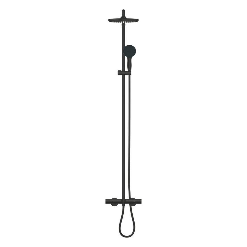 Grohe Tempesta System 250 Termostatik Banyo Bataryalı Duş Kolonu, Mat Siyah 266722431 - 3
