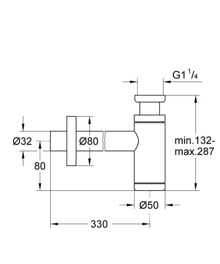 Grohe Lavabo Sifonu 1 1/4