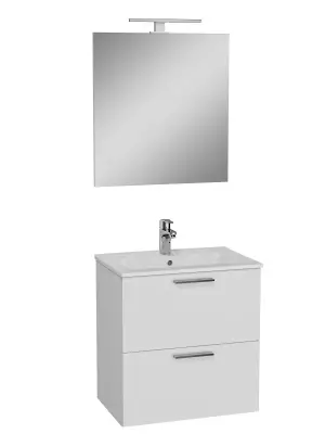 Vitra Banyo Dolabı Seti, Çekmeceli, 60 Cm, Parlak Beyaz 75021 - 1