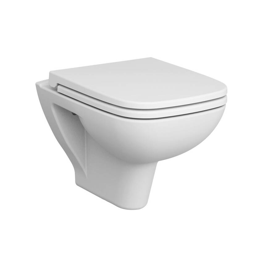 Vitra S20 Asma Klozet Smoothflush, 52 Cm Taharet Borulu, Beyaz - 1
