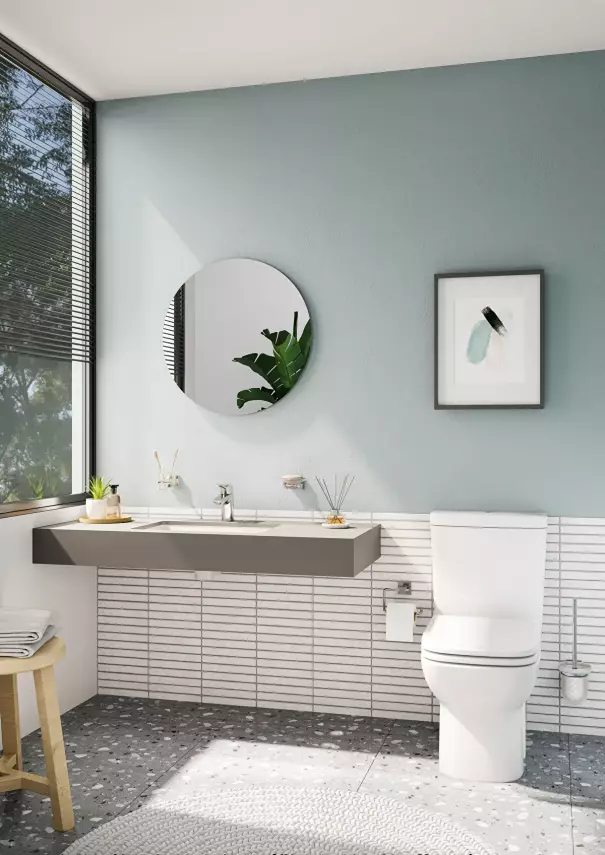 Vitra S20 Tezgahaltı Lavabo Dikdörtgen, 55X37 Cm Armatür Deliksiz, Su Taşma Delikli, Beyaz - 2
