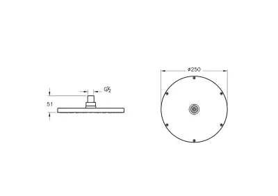 Vitra Suit Duş Başlığı Krom A45638 - 4