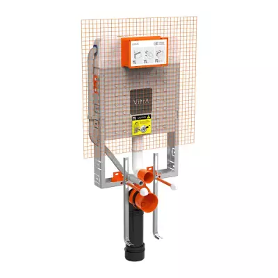 VitrA V8 Gömme Rezervuar (Asma Klozetler İçin Metal Ayaklı, 3/6lt) 768-1851-01 - 1